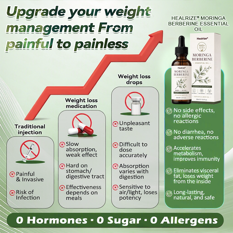 𝑶𝒇𝒇𝒊𝒄𝒊𝒂𝒍 𝑺𝒕𝒐𝒓𝒆 | 👩⚕️ Healrize® 10-IN-1 Moringa * Berberine * NAD+ Essential Oil (𝐎𝐧𝐜𝐞 𝐃𝐚𝐢𝐥𝐲, 𝐯𝐢𝐬𝐢𝐛𝐥𝐞 𝐜𝐡𝐚𝐧𝐠𝐞𝐬 𝐢𝐧 𝟕 𝐝𝐚𝐲𝐬) F𝐨r 𝐎𝐛𝐞𝐬𝐢𝐭𝐲, 𝐋o𝐨s𝐞 𝐒k𝐢n, 𝐃𝐢𝐚𝐛𝐞𝐭𝐞𝐬, 𝐒𝐥𝐞𝐞𝐩 𝐀𝐩𝐧𝐞𝐚, 𝐀𝐧𝐝 𝐉𝐨𝐢𝐧𝐭 𝐈𝐬𝐬𝐮𝐞𝐬🎁