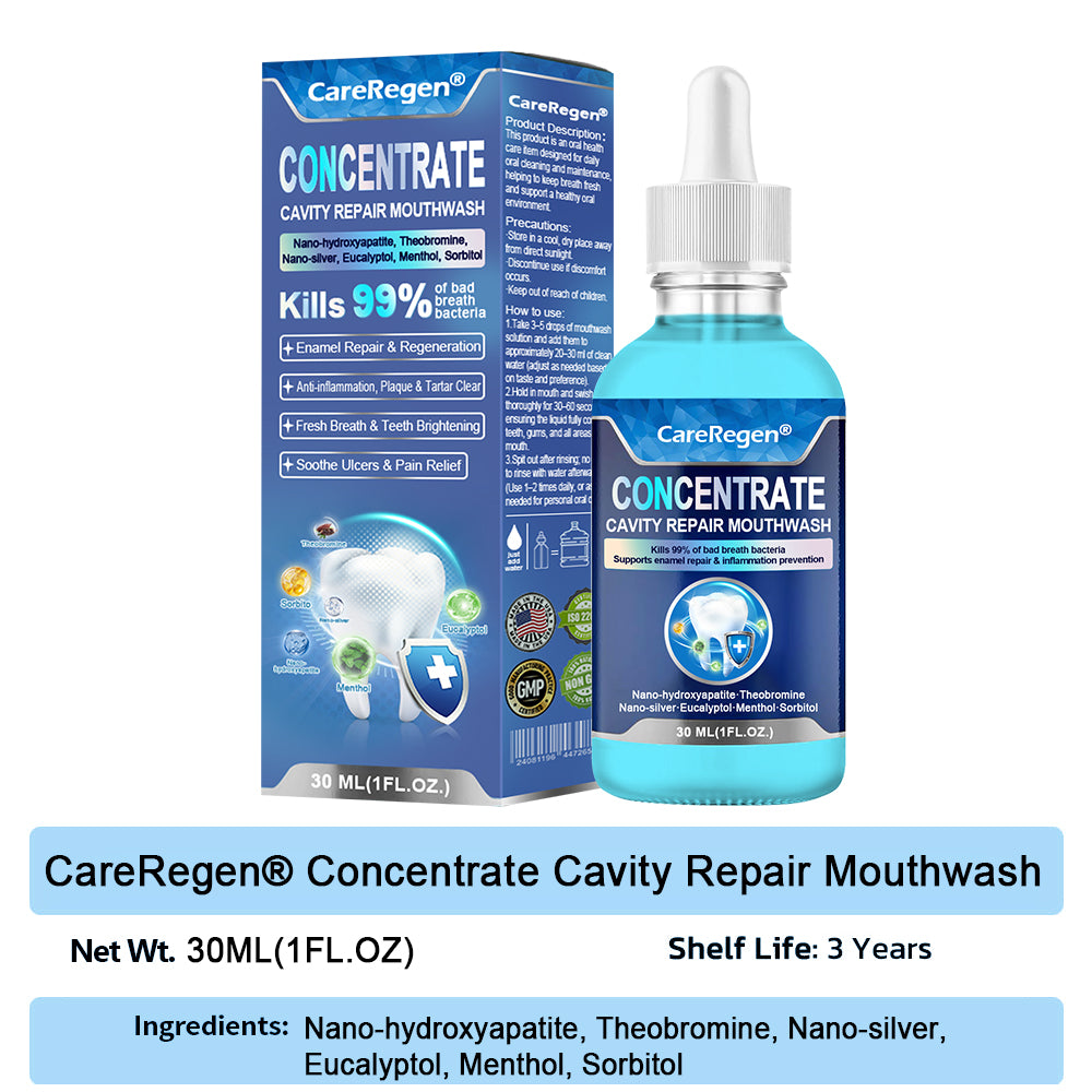 Official Store:🏆CareRegen® CONCENTRATE REPAIR MOUTHWASH(Dentist recommended)(Flying Off the Shelves: 100,000 Bottles Sold!)🎀