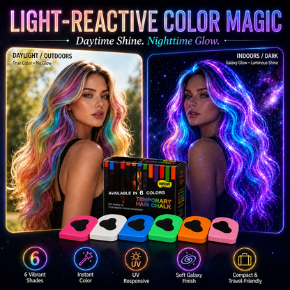 Disposable Hair Color Powders with 8 Colors