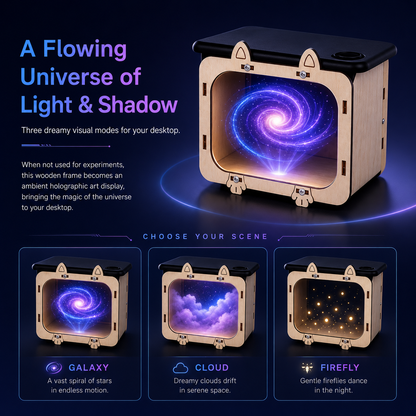 OFFICIAL BRAND|Healrize® 3D Holographic Cinema TV Projector|Immersive Floating 3D Visuals, Bring Theater-Style Spectacle Home