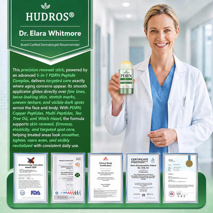 Hudros® 👨‍⚕️👨‍⚕️𝑷𝑫𝑹𝑵 𝑨𝒏𝒕𝒊-𝑨𝒈𝒊𝒏𝒈 & 𝑻𝒂𝒓𝒈𝒆𝒕𝒆𝒅 𝑺𝒑𝒐𝒕 𝑹𝒆𝒏𝒆𝒘𝒂𝒍 𝑺𝒕𝒊𝒄𝒌（𝑯𝒆𝒍𝒑𝒔 𝑺𝒎𝒐𝒐𝒕𝒉 𝑾𝒓𝒊𝒏𝒌𝒍𝒆𝒔, 𝑺𝒖𝒑𝒑𝒐𝒓𝒕 𝑭𝒊𝒓𝒎𝒆𝒓-𝑳𝒐𝒐𝒌𝒊𝒏𝒈 𝑺𝒌𝒊𝒏, 𝒂𝒏𝒅 𝑰𝒎𝒑𝒓𝒐𝒗𝒆 𝑻𝒉𝒆 𝑨𝒑𝒑𝒆𝒂𝒓𝒂𝒏𝒄𝒆 𝑶𝒇 𝑽𝒊𝒔𝒊𝒃𝒍𝒆 𝑺𝒑𝒐𝒕𝒔）