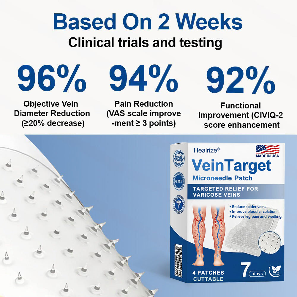 🇺🇸👨‍⚕️👍✅Healrize® VeinTarget Microneedle Patch⚡Instant Relief, Long-Term Results🌞
