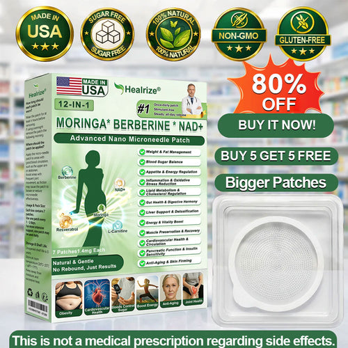 𝑶𝒇𝒇𝒊𝒄𝒊𝒂𝒍 𝑺𝒕𝒐𝒓𝒆  | 👩‍⚕️ H𝐞a𝐥r𝐢z𝐞® 1𝟐-𝐈N-1 M𝐨r𝐢n𝐠a * B𝐞r𝐛e𝐫i𝐧e * N𝐀D+ 𝐀d𝐯a𝐧c𝐞d N𝐚n𝐨 𝐌i𝐜r𝐨n𝐞e𝐝l𝐞 𝐏a𝐭c𝐡 (𝐎𝐧𝐜𝐞 𝐃𝐚𝐢𝐥𝐲, 𝐯𝐢𝐬𝐢𝐛𝐥𝐞 𝐜𝐡𝐚𝐧𝐠𝐞𝐬 𝐢𝐧 𝟕 𝐝𝐚𝐲𝐬） F𝐨r 𝐎𝐛𝐞𝐬𝐢𝐭𝐲, 𝐋o𝐨s𝐞 𝐒k𝐢n, 𝐃𝐢𝐚𝐛𝐞𝐭𝐞𝐬, 𝐒𝐥𝐞𝐞𝐩 𝐀𝐩𝐧𝐞𝐚, 𝐀𝐧𝐝 𝐉𝐨𝐢𝐧𝐭 𝐈𝐬𝐬𝐮𝐞𝐬🌞