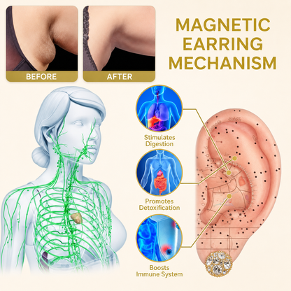 💖❤️Magnetic Moissanite Lymphatic Earrings LAST‑DAY SPECIAL: 18% OFF💖❤️