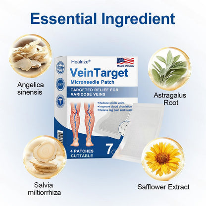 🇺🇸👨‍⚕️👍✅Healrize® VeinTarget Microneedle Patch⚡Instant Relief, Long-Term Results🌞