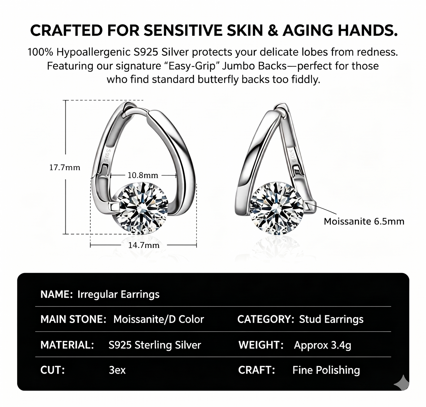 🔥 90% OFF TODAY: Timeless Radiance Earrings – The Elegant Sparkle You Deserve ✨